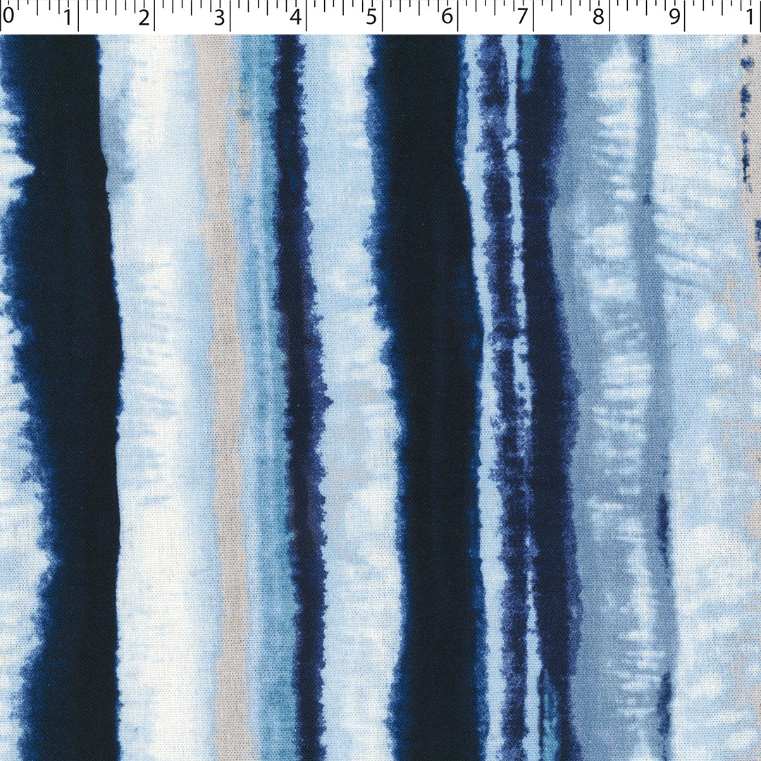 SAVANNAH - RAYON LINEN PRINTS - STRIPE