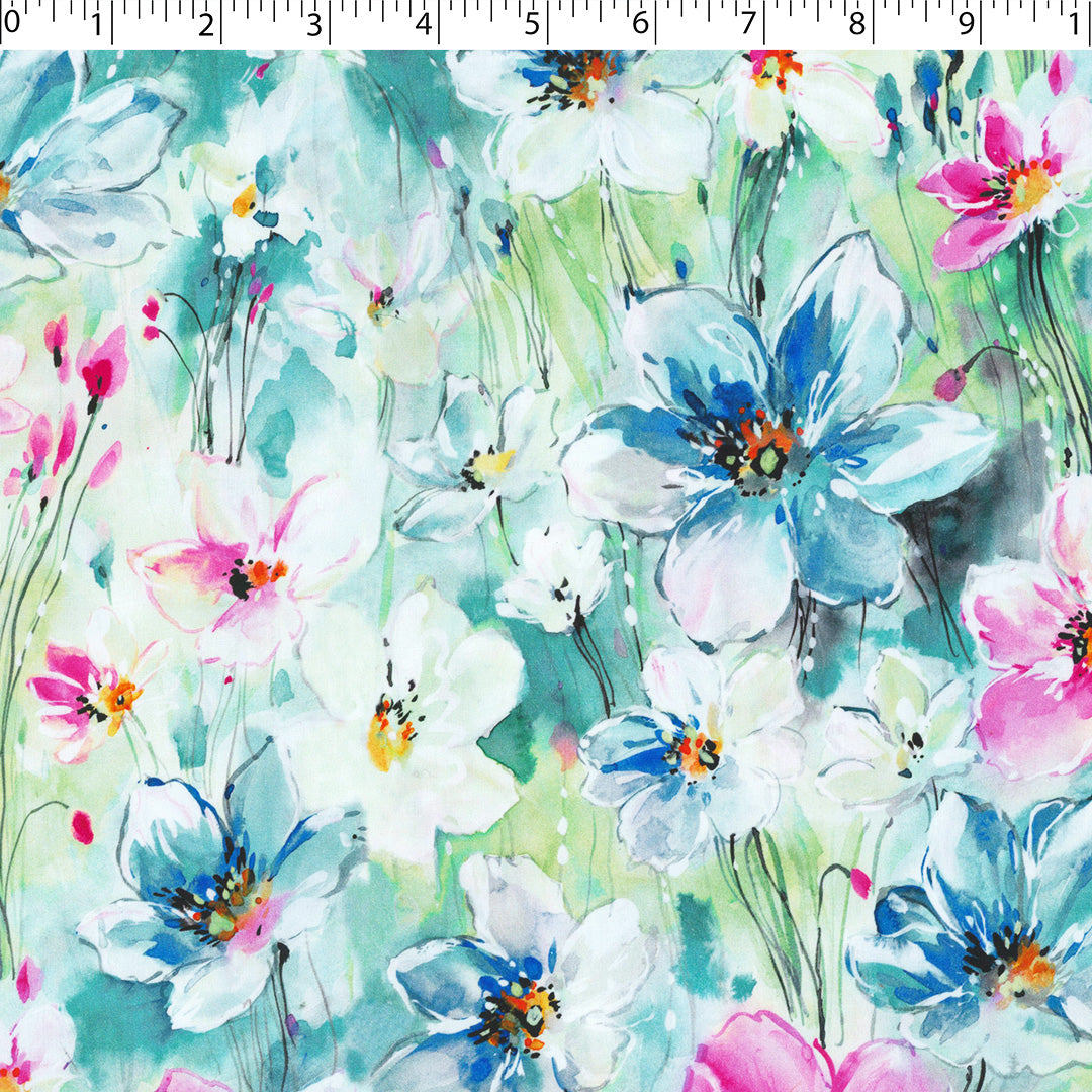 PRETTY POSIES - COTTON POPLIN PRINTS - ES5104