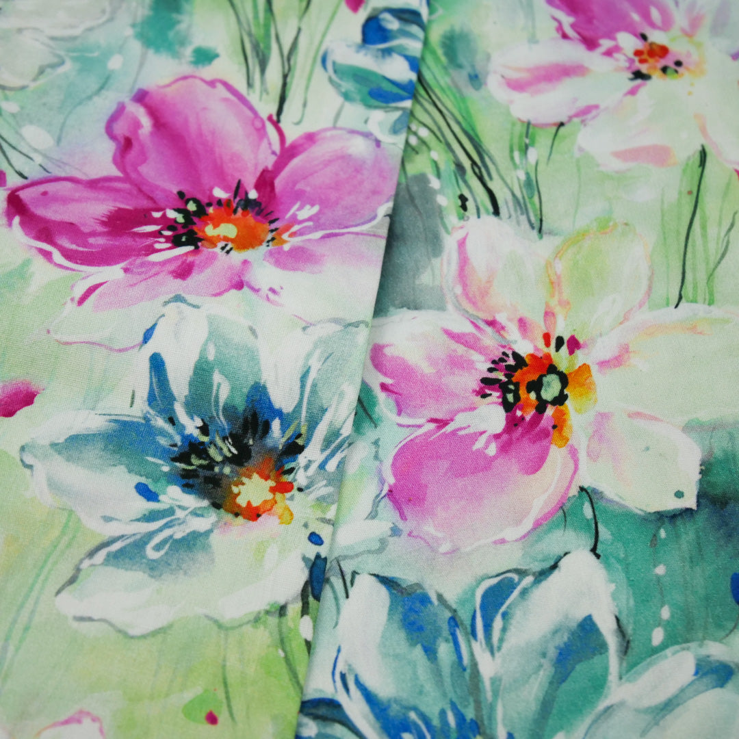 PRETTY POSIES - COTTON POPLIN PRINTS - ES5104