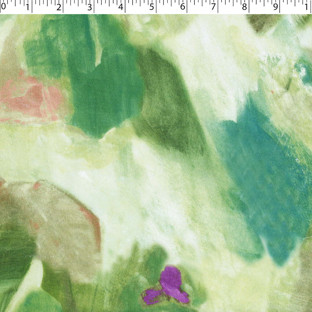 GEMINI COLLECTION - SATIN TWIN PRINTS - ABSTRACT WATERCOLOUR