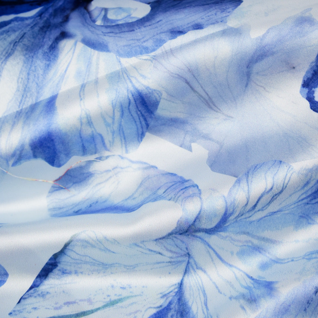 GEMINI COLLECTION - SATIN TWIN PRINTS - WATERCOLOUR LILIES
