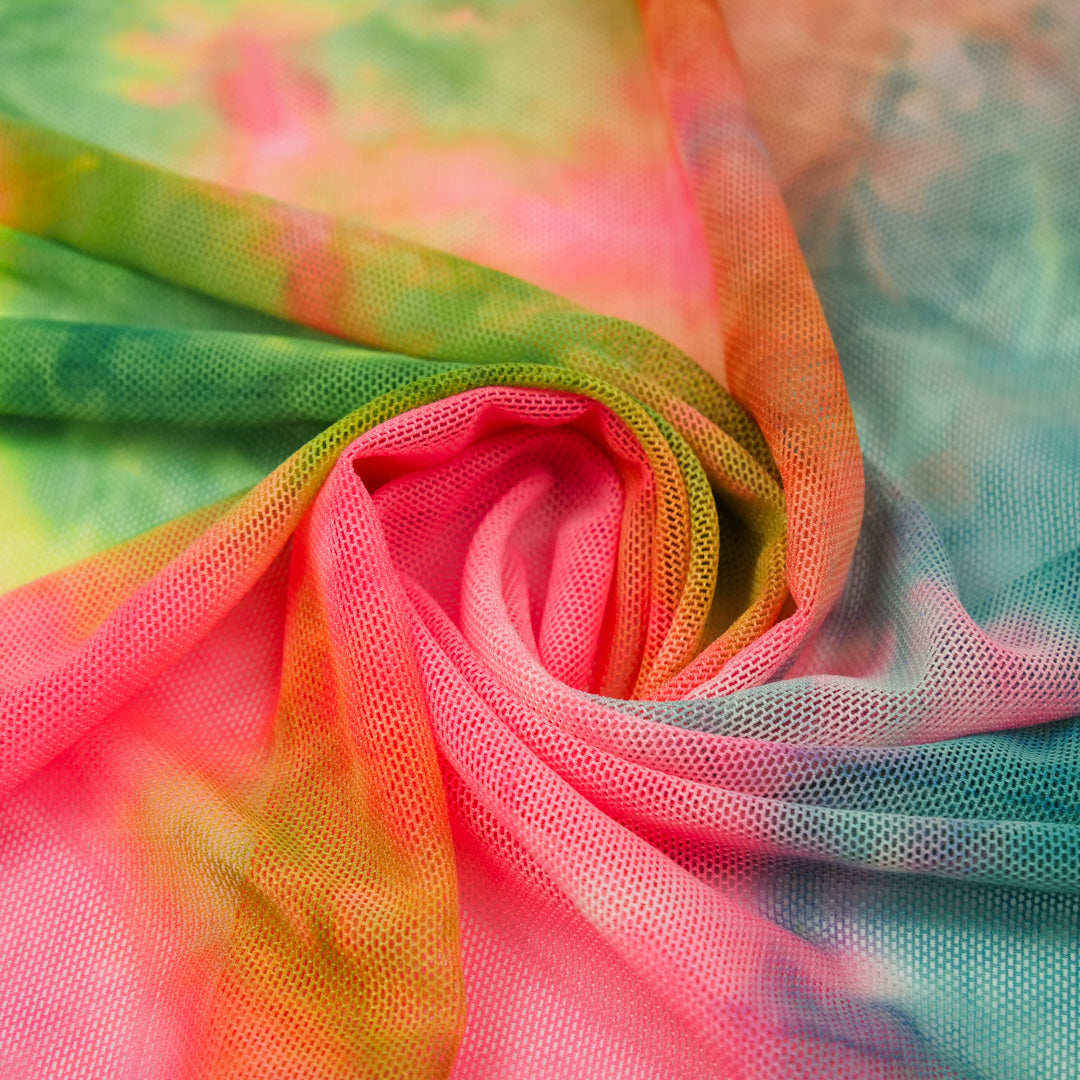 JUSTIN AND JUSTINE - TIE DYE MESH