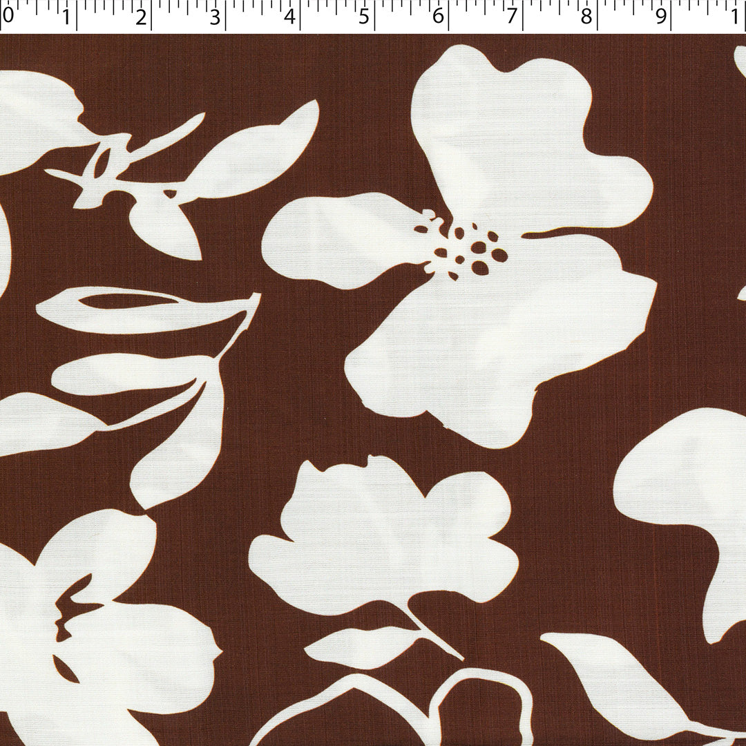 LINEA SLUB - PRINTS - MONOTONE FLORAL
