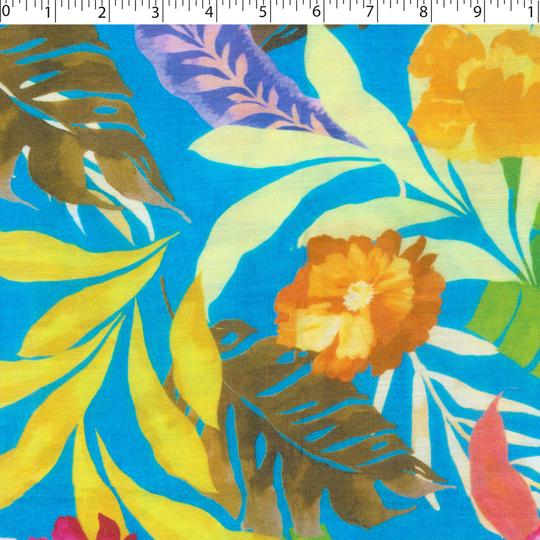 LINEA SLUB - PRINTS - TROPICAL FLORAL