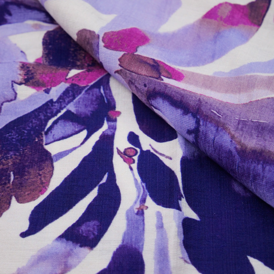 LINEA SLUB - PRINTS - WATERCOLOR LEAVES