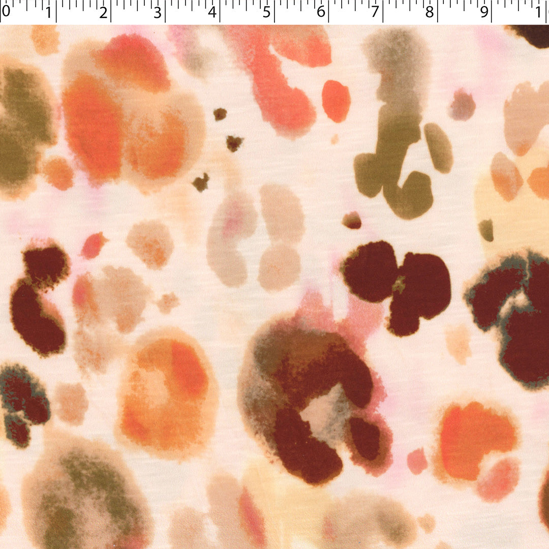 SAVANNAH - SLUB KNIT PRINTS - ABSTRACT LEOPARD