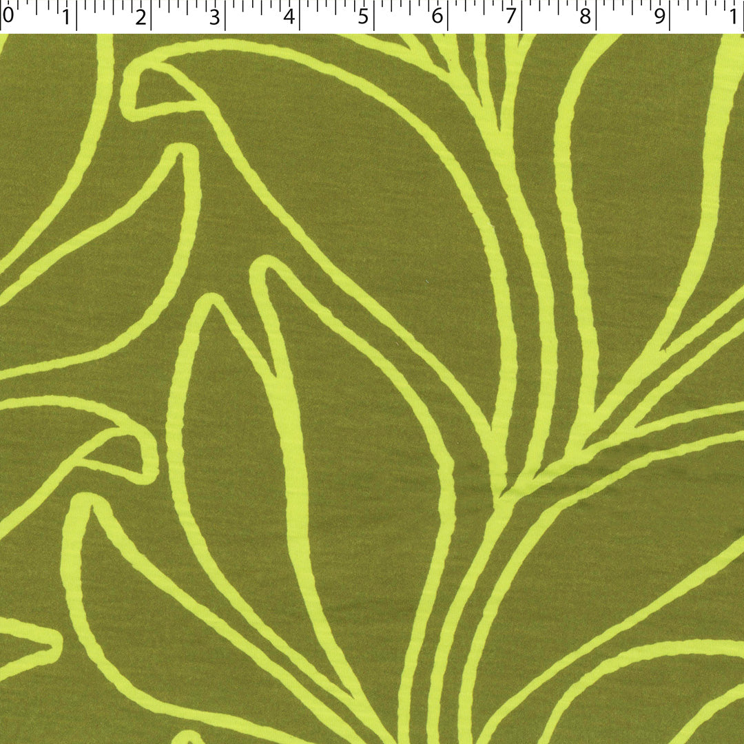 SANTIAGO - SLUB KNIT PRINTS - MONOTONE SCROLL