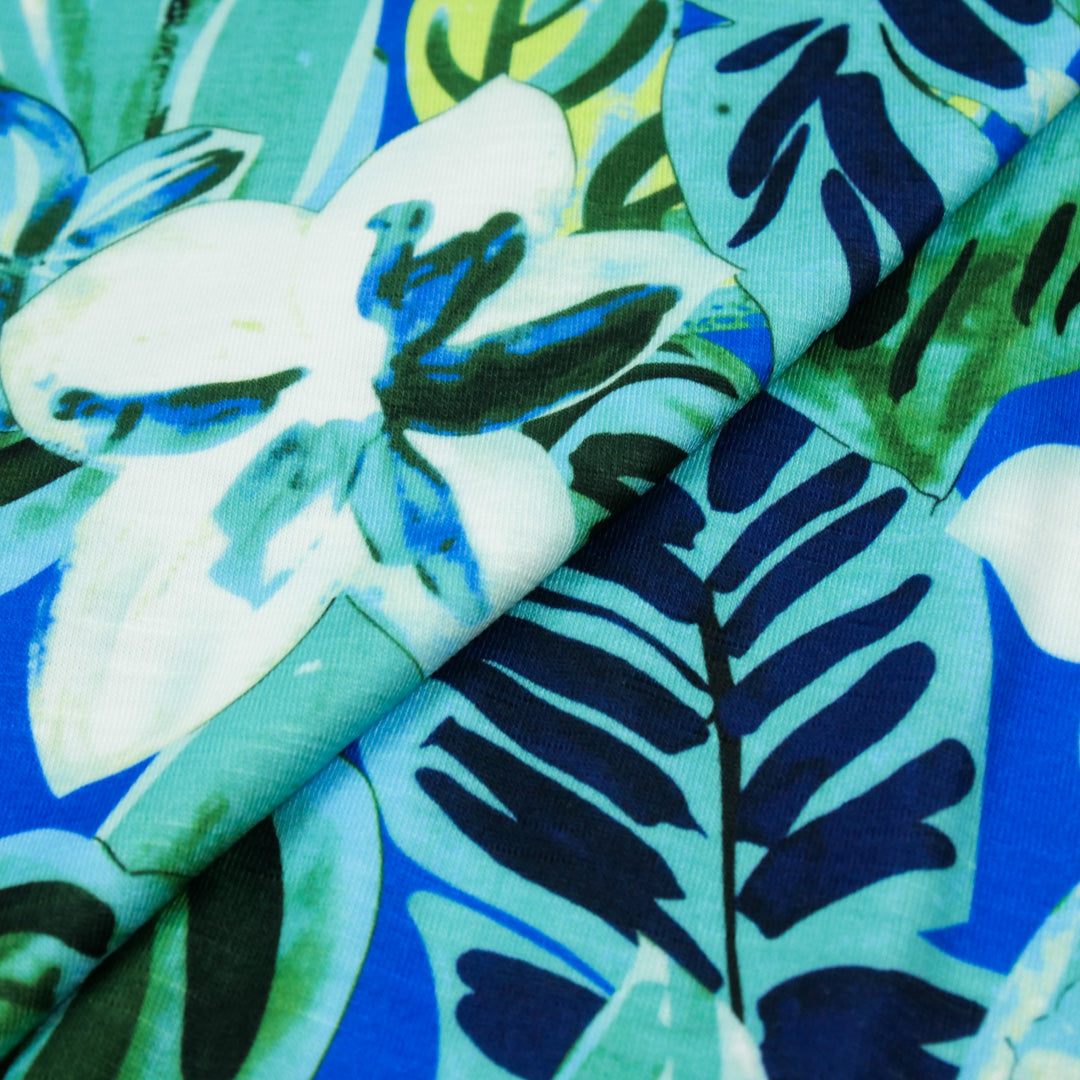 SANTIAGO - SLUB KNIT PRINTS - TROPICAL
