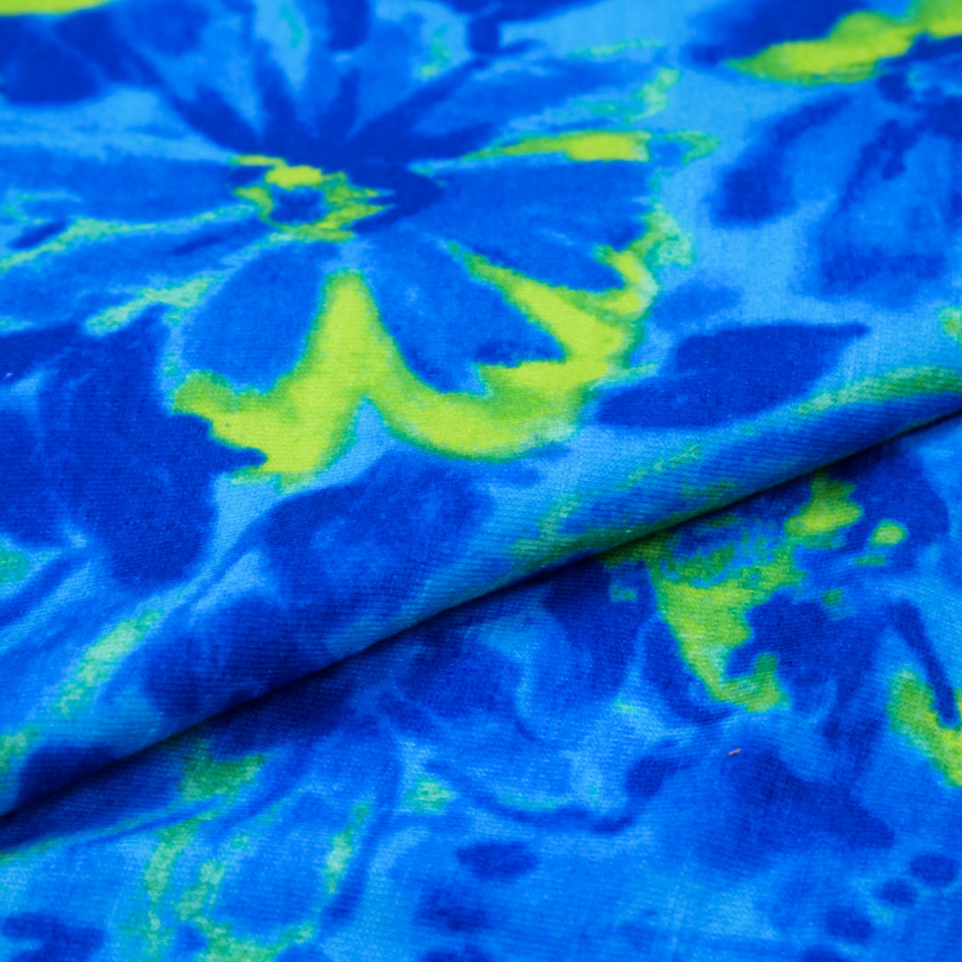 BOREALIS OASIS - SLUB KNIT PRINTS - WATERCOLOR FLORAL