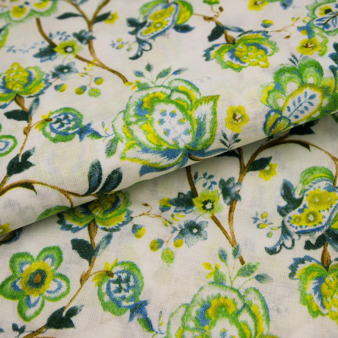 MINERVA - COTTON VOILE PRINTS - FOLKLORIC ABSTRACT