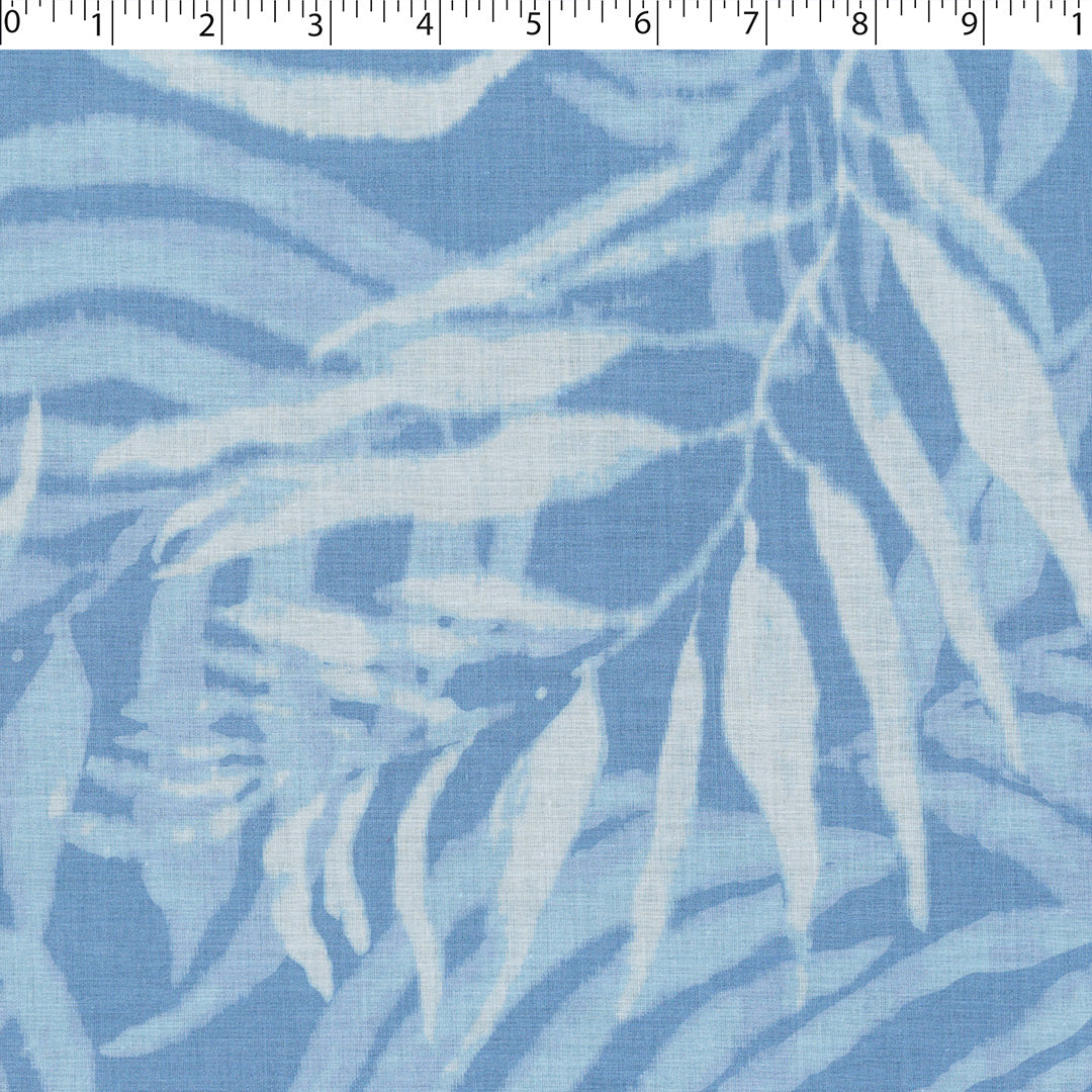 MINERVA - COTTON VOILE PRINTS - TROPICAL LEAVES