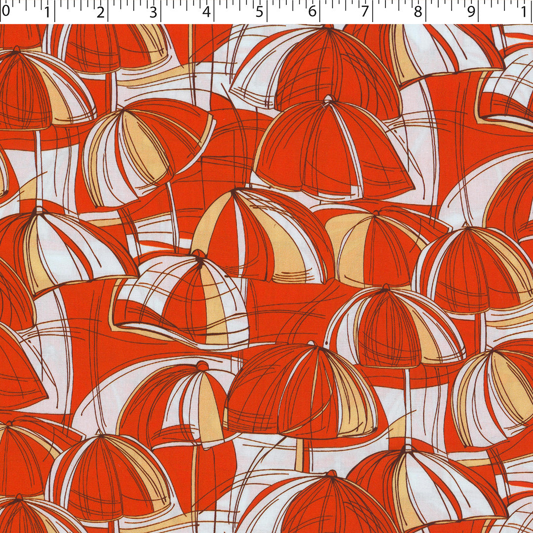 CHIT CHAT COLLECTION - STRETCH COTTON PRINTS - PARASOLS