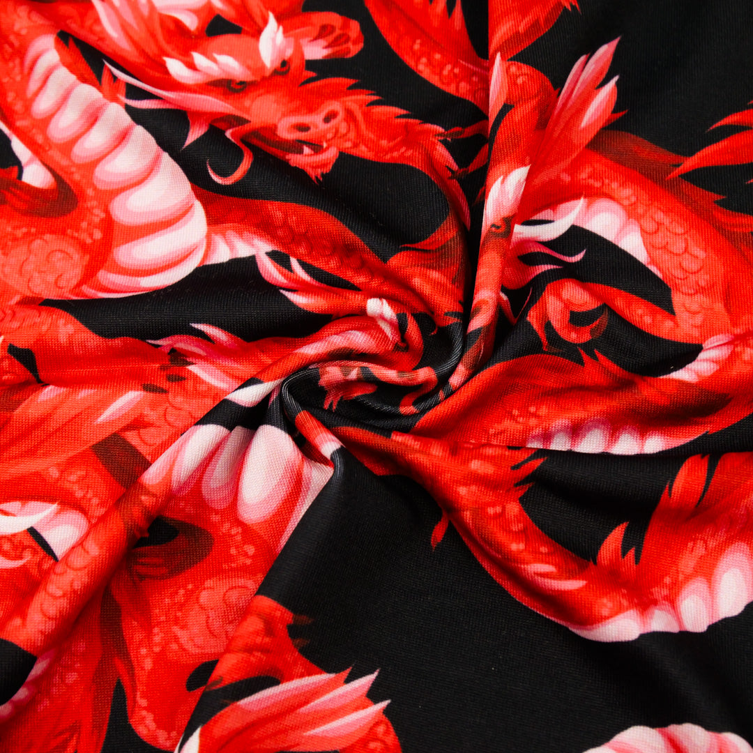 OLIVIA - KNIT PRINTS - FLYING DRAGONS