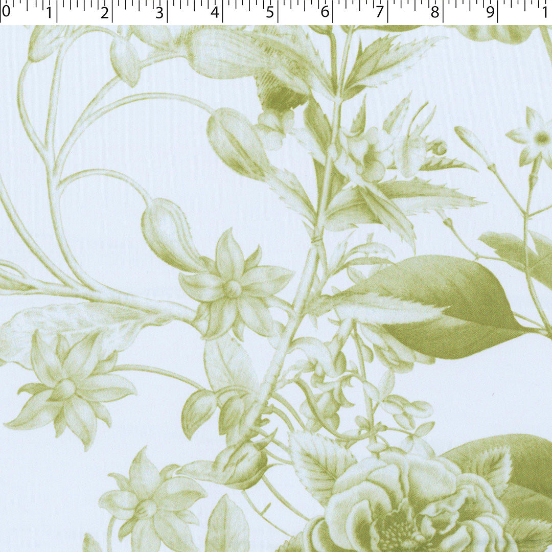 PRETTY POSIES - KNIT PRINTS - MONOTONE BOTANICAL