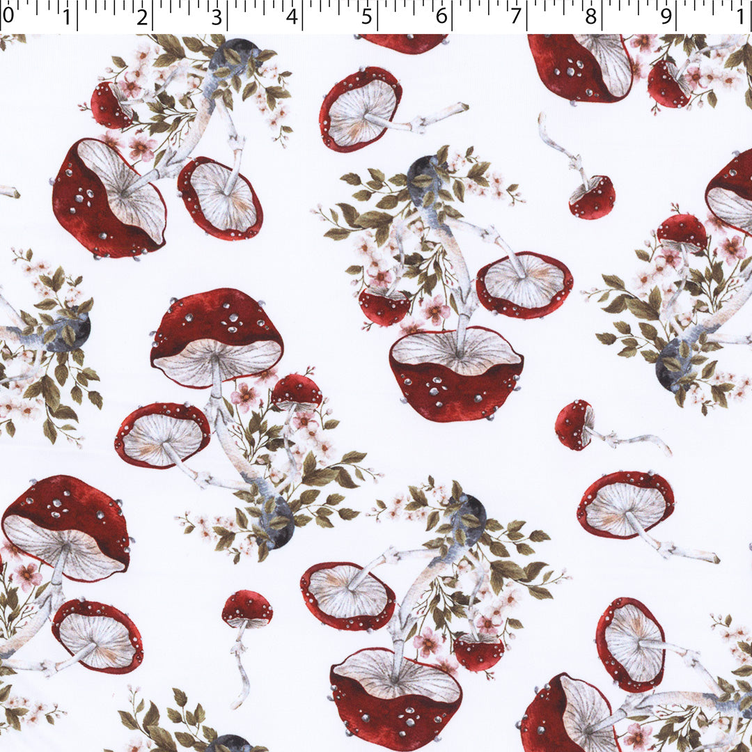 OLIVIA - KNIT PRINTS - MUSHROOMS