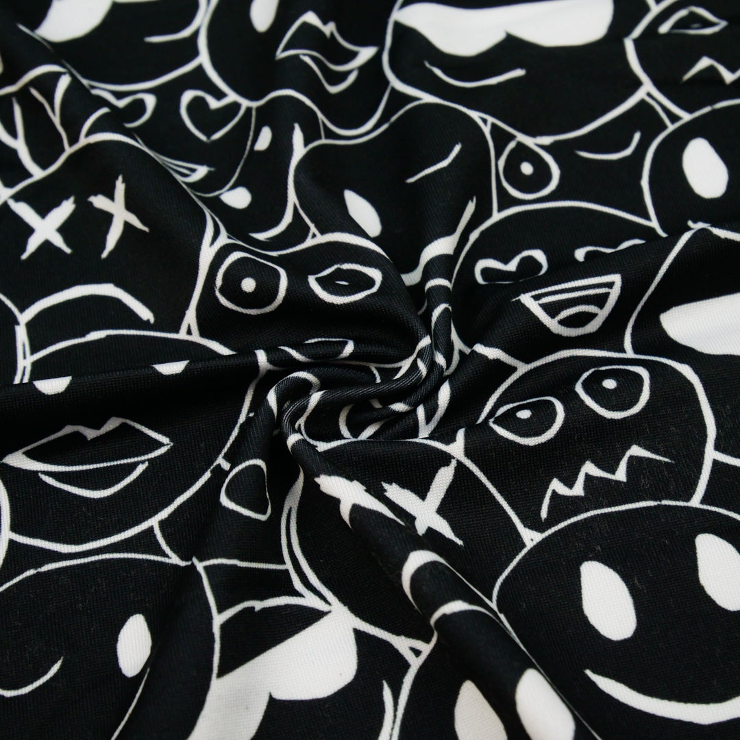 OLIVIA - KNIT PRINTS - SMILEY FACES