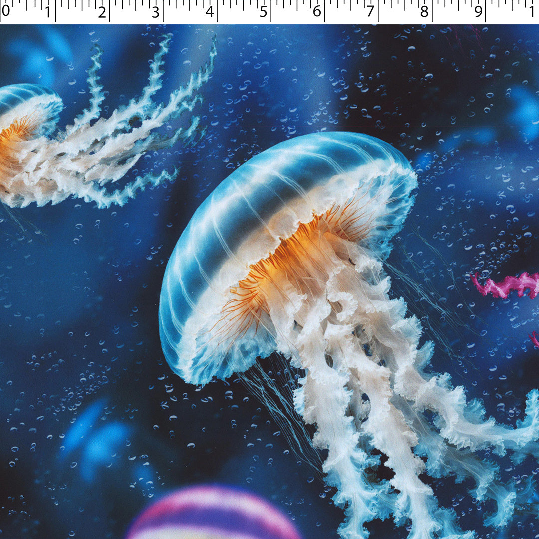 ARIELLE - SATIN PRINTS - JELLY FISH