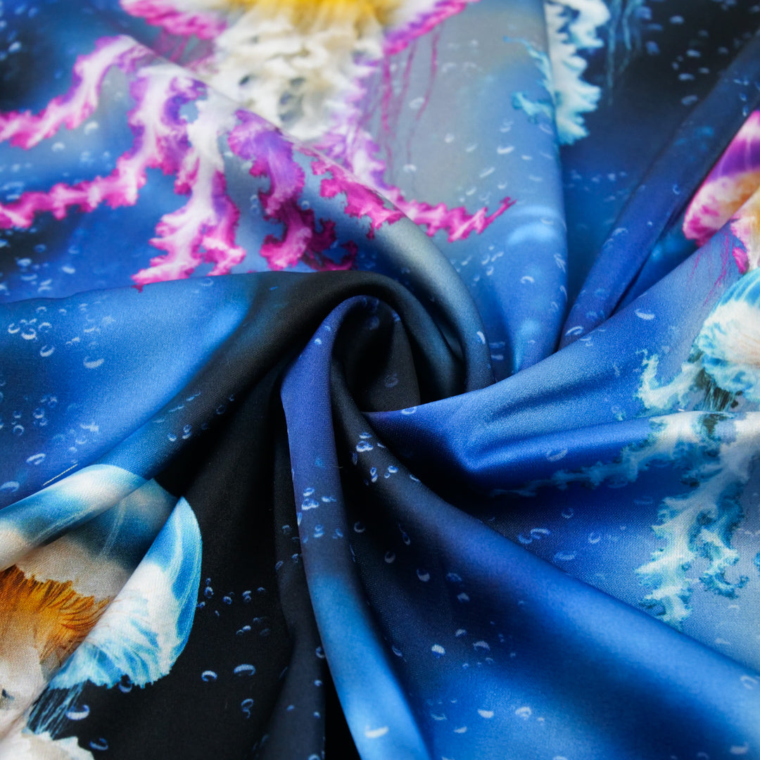 ARIELLE - SATIN PRINTS - JELLY FISH