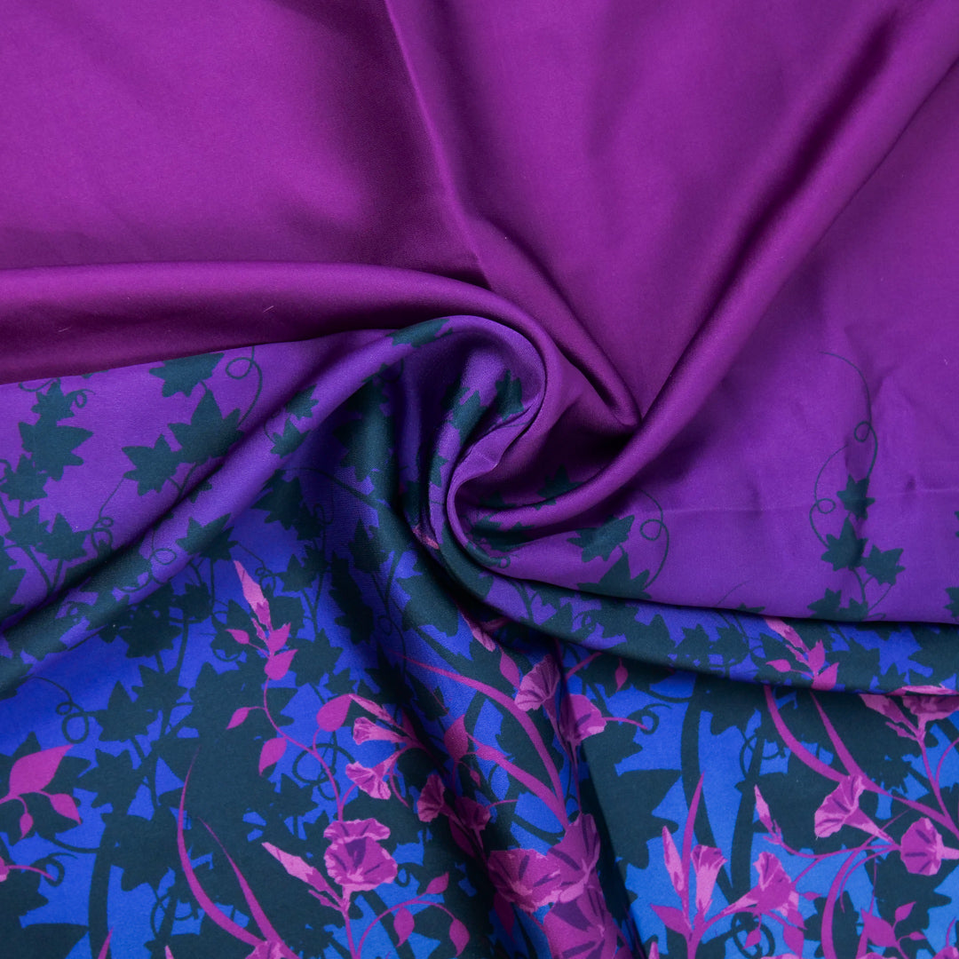 ARIELLE - SATIN PRINTS - ONE SIDE BORDER