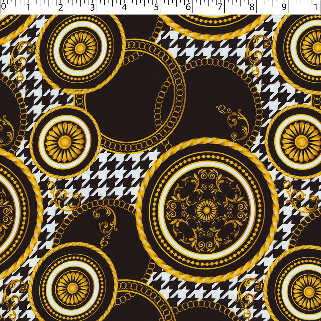 ARIELLE - SATIN PRINTS - ORNATE MEDALLIONS