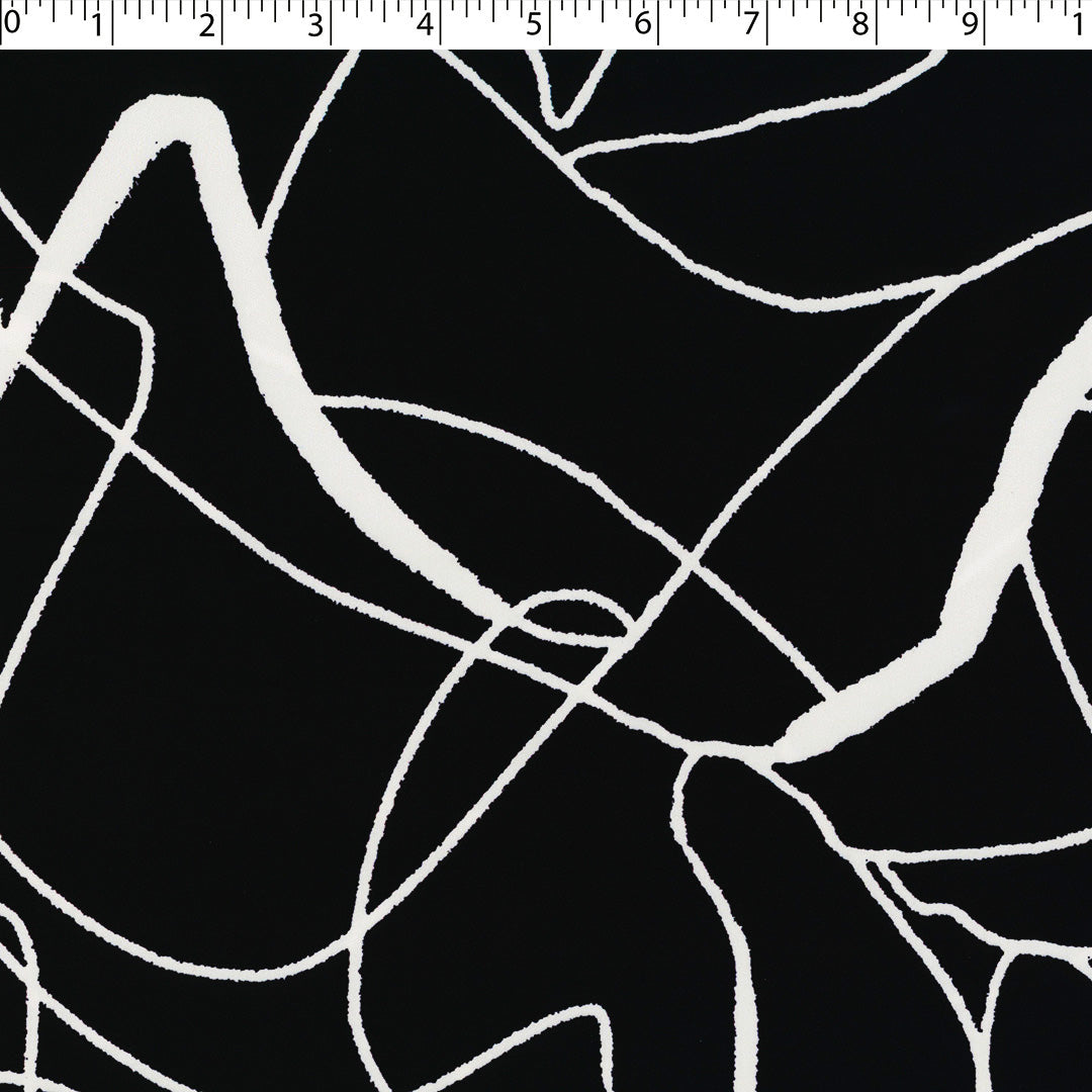 CLARISSA - SATIN PRINTS - ABSTRACT GEOMETRIC