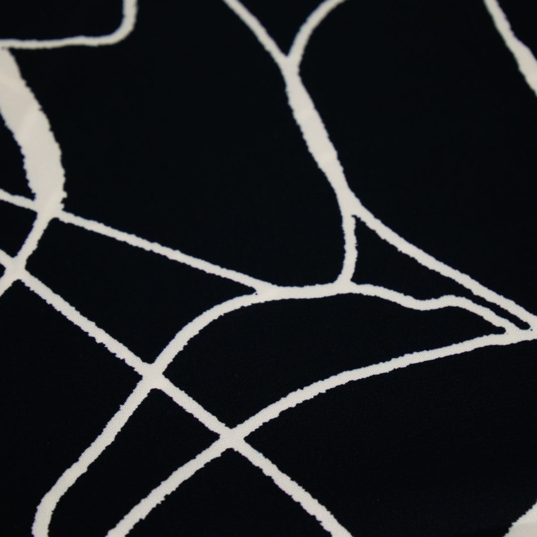 CLARISSA - SATIN PRINTS - ABSTRACT GEOMETRIC