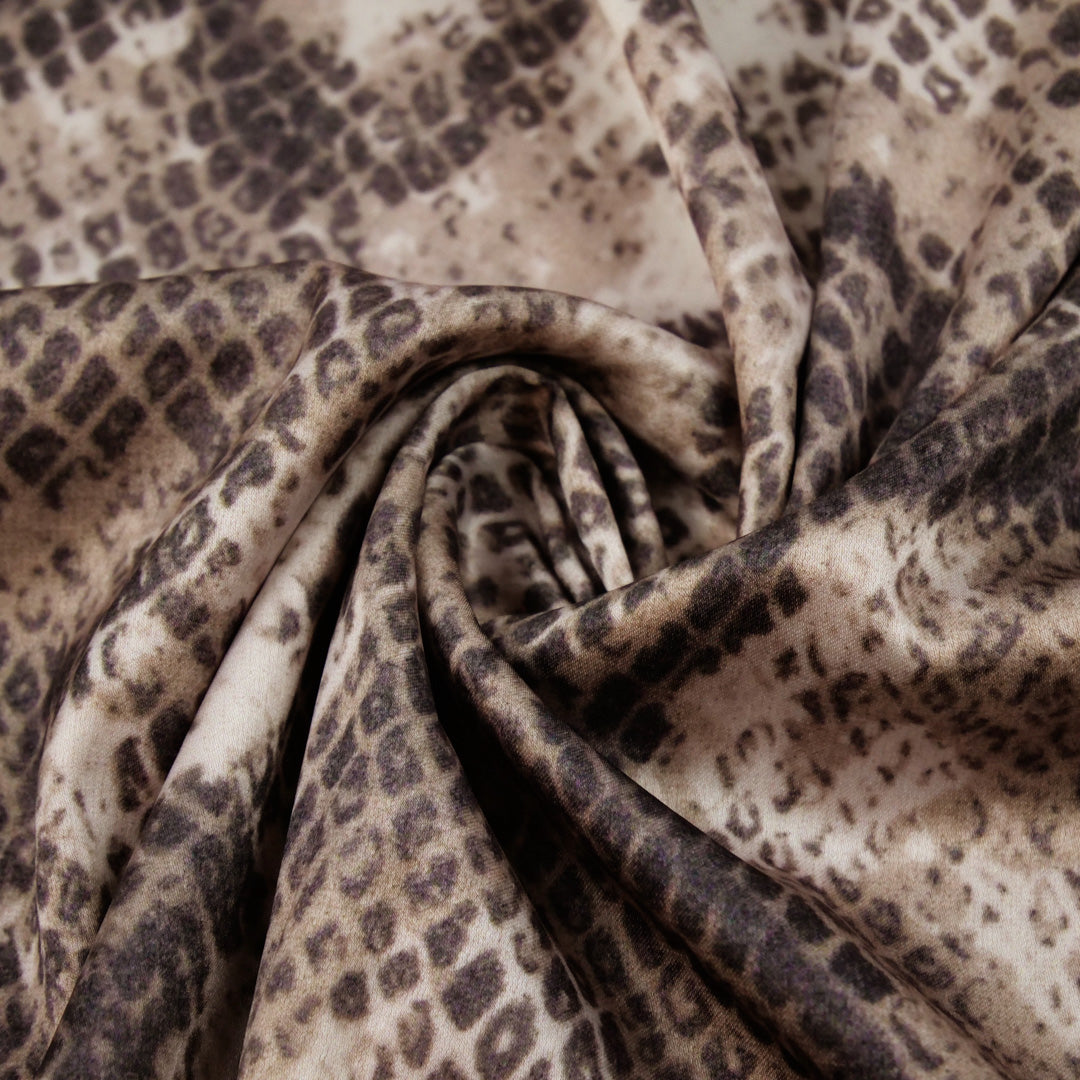 CLARISSA - SATIN PRINTS - SNAKESKIN