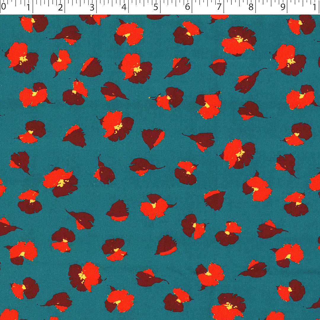 CLARISSA - SATIN PRINTS - SPACED CALICO