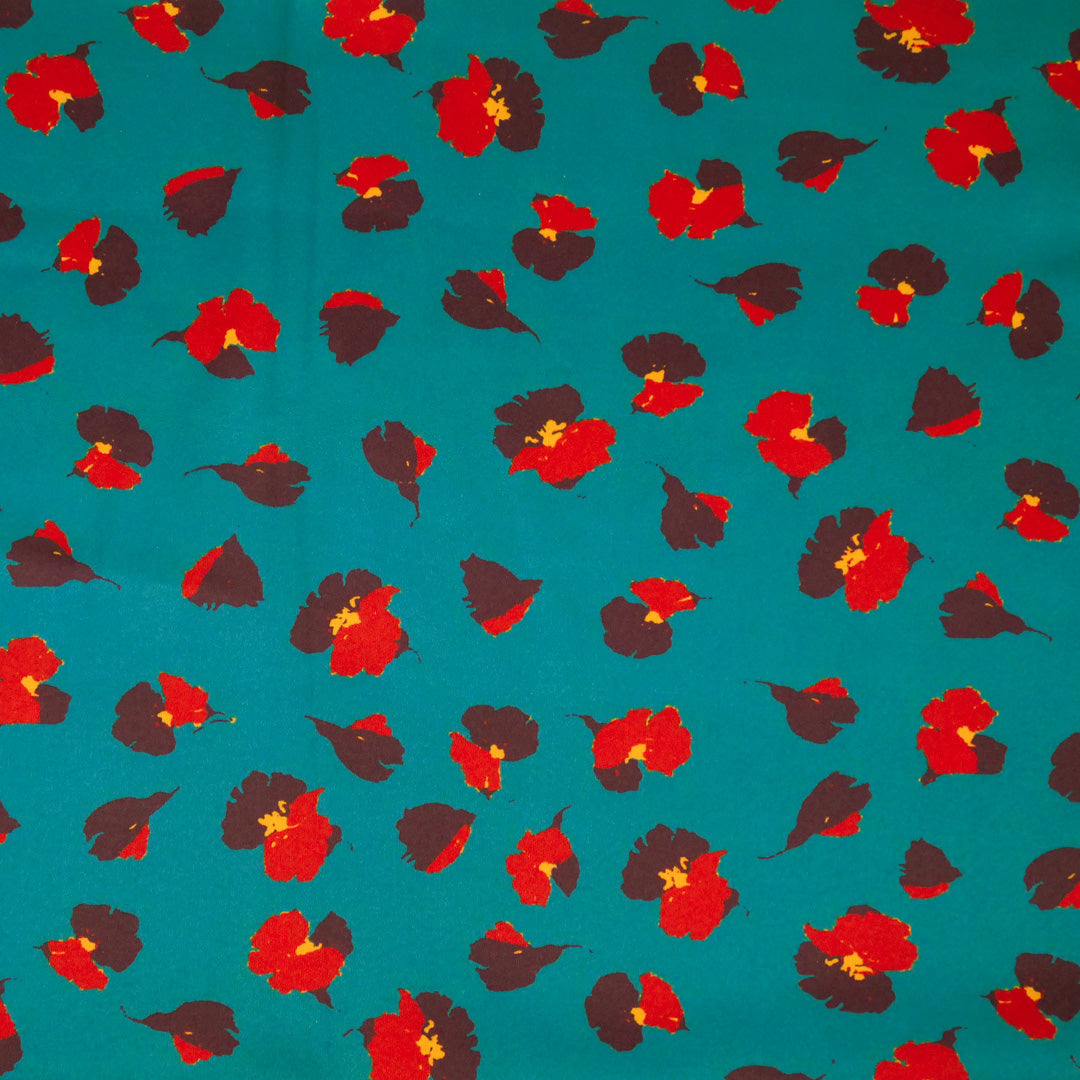 CLARISSA - SATIN PRINTS - SPACED CALICO