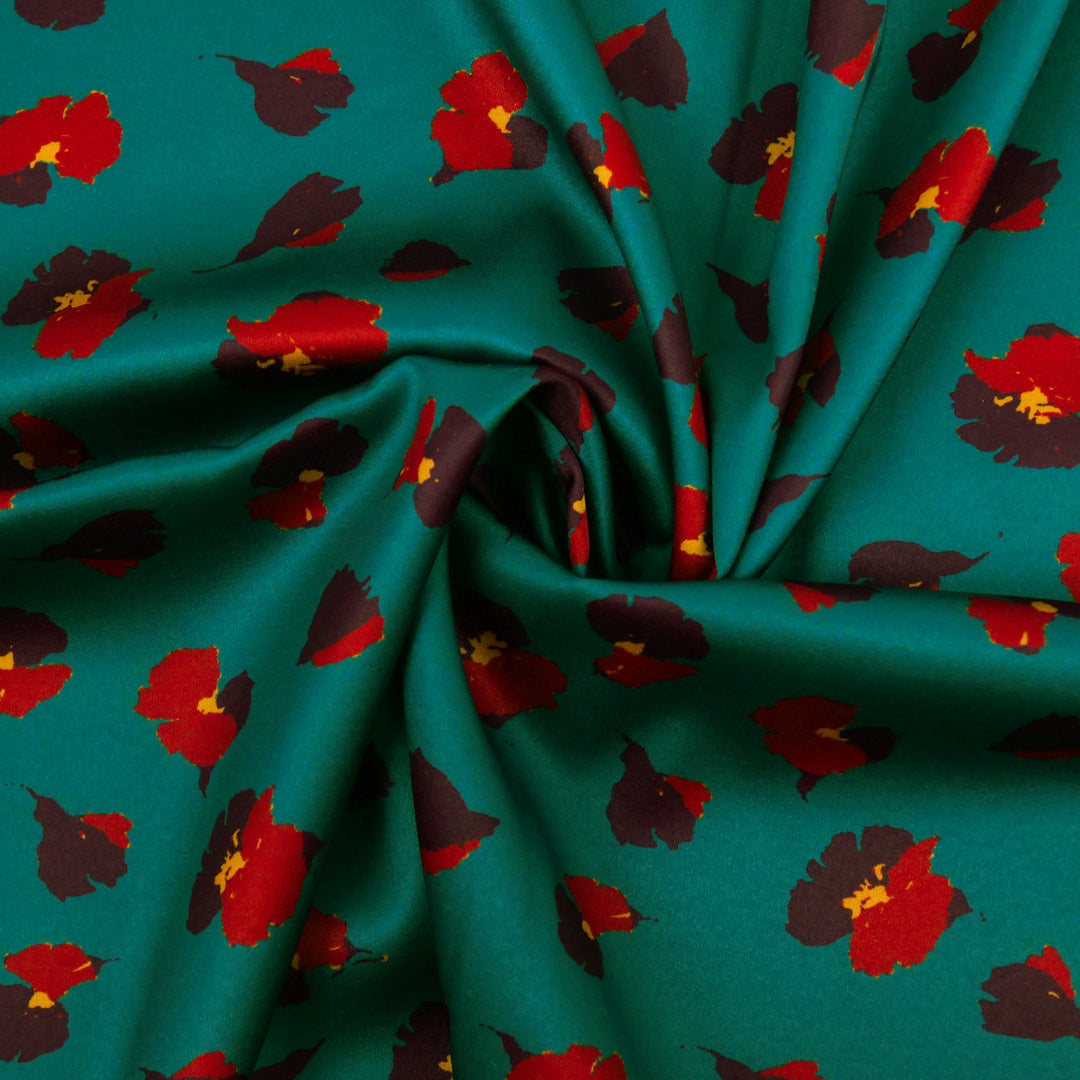 CLARISSA - SATIN PRINTS - SPACED CALICO