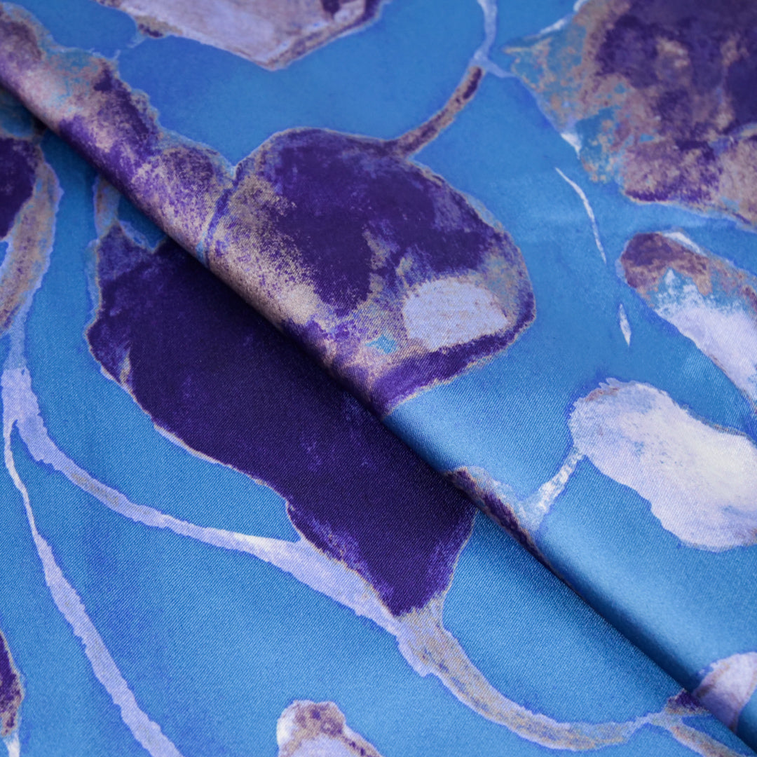 GEMELLA SATIN PRINTS - ABSTRACT FLORAL