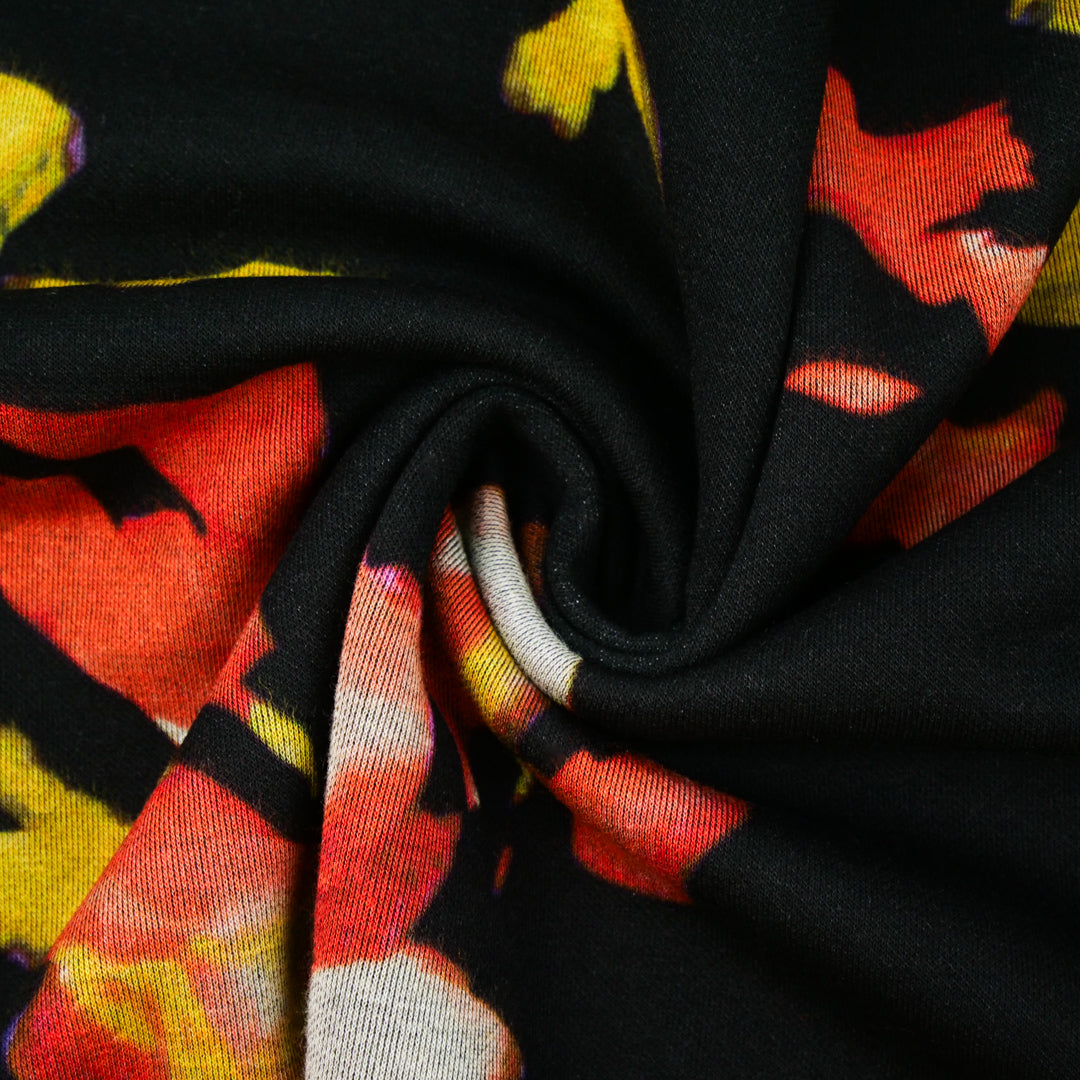 AUTUMN EMBERS- KNIT PRINTS - FLORAL