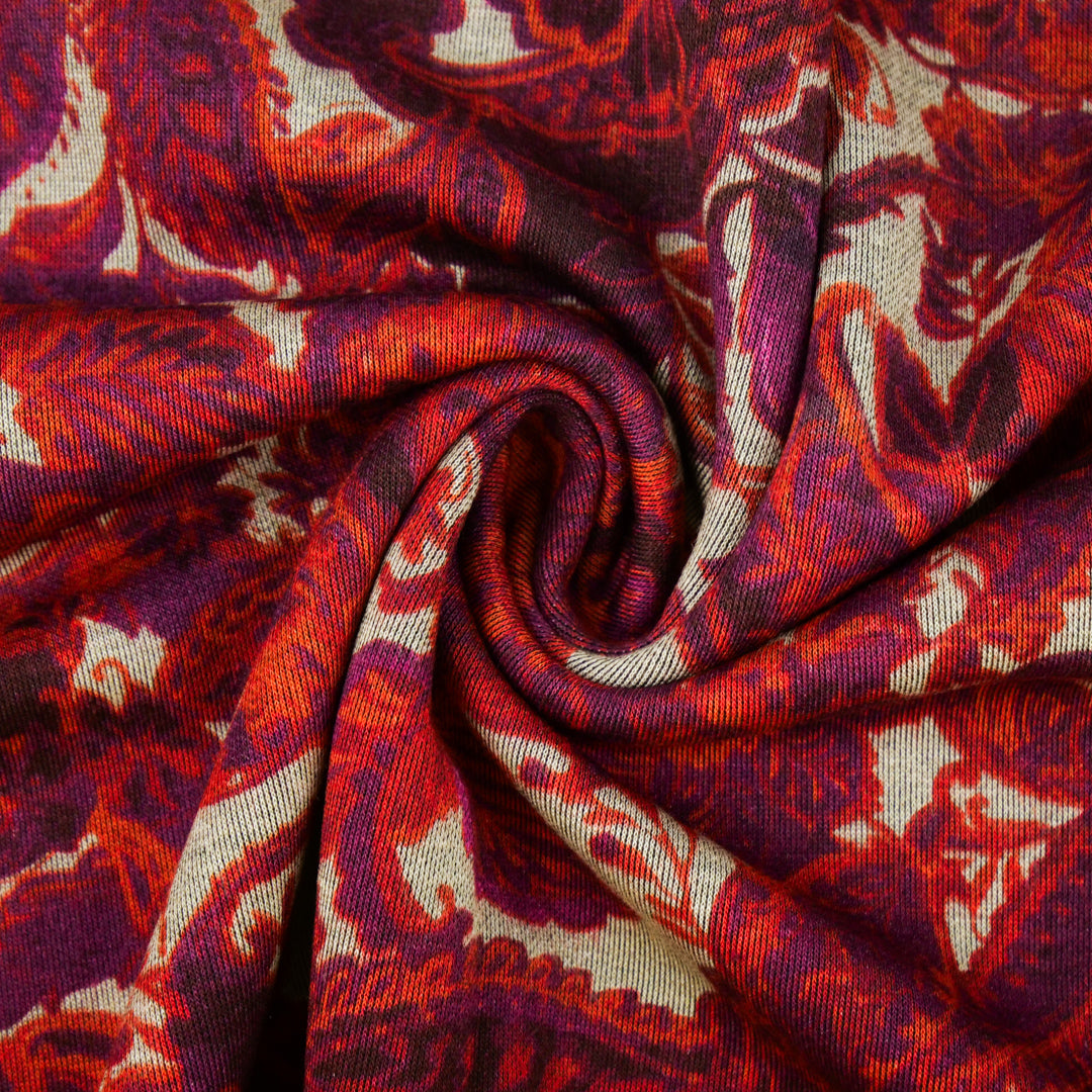 AUTUMN EMBERS - KNIT PRINTS - MED PAISLEY
