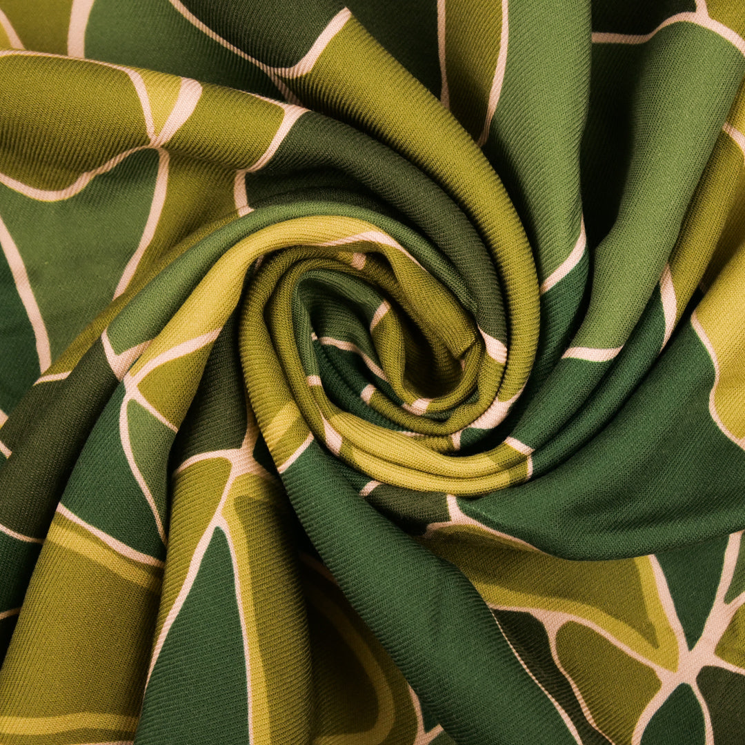 VERDE - RAYON TWILL PRINTS - FLAT FLORAL