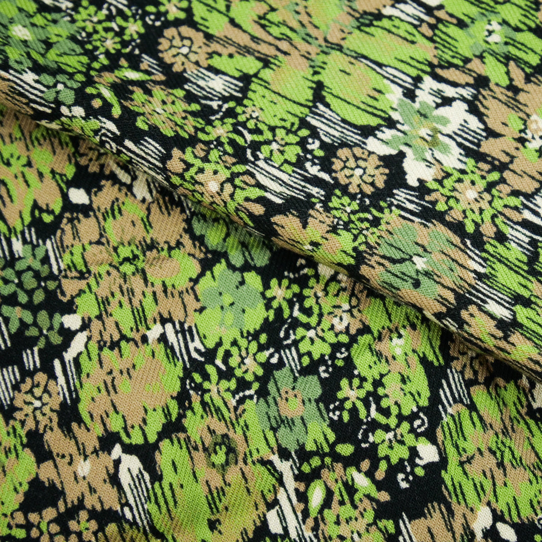 VERDE - RAYON TWILL PRINTS - SMALL FLORAL