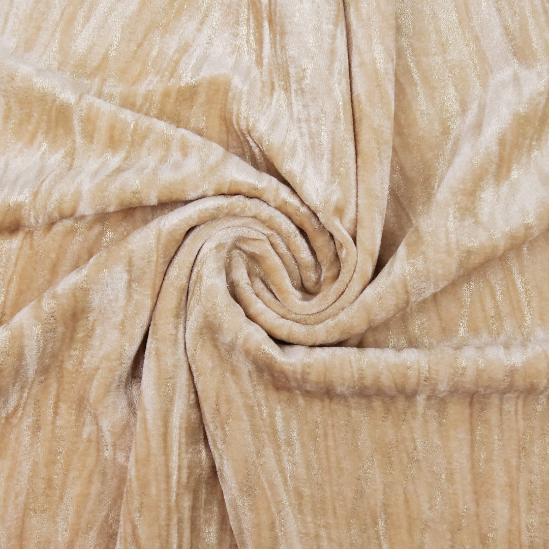 VIENNA - PLEATED VELVET FOIL