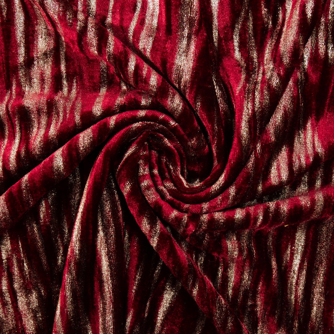 VIENNA - PLEATED VELVET FOIL