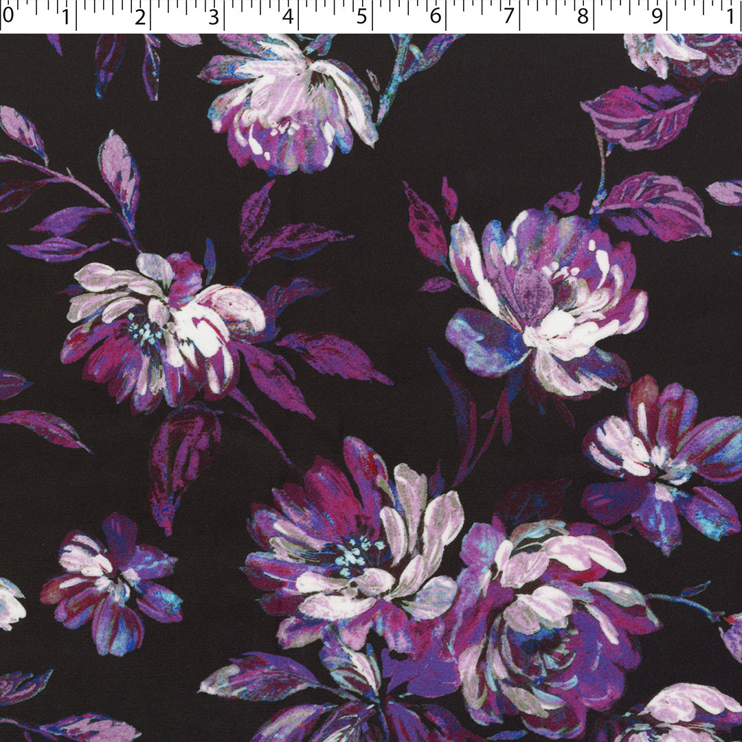 LOUELLA - PRINTED VELVET - FLORAL