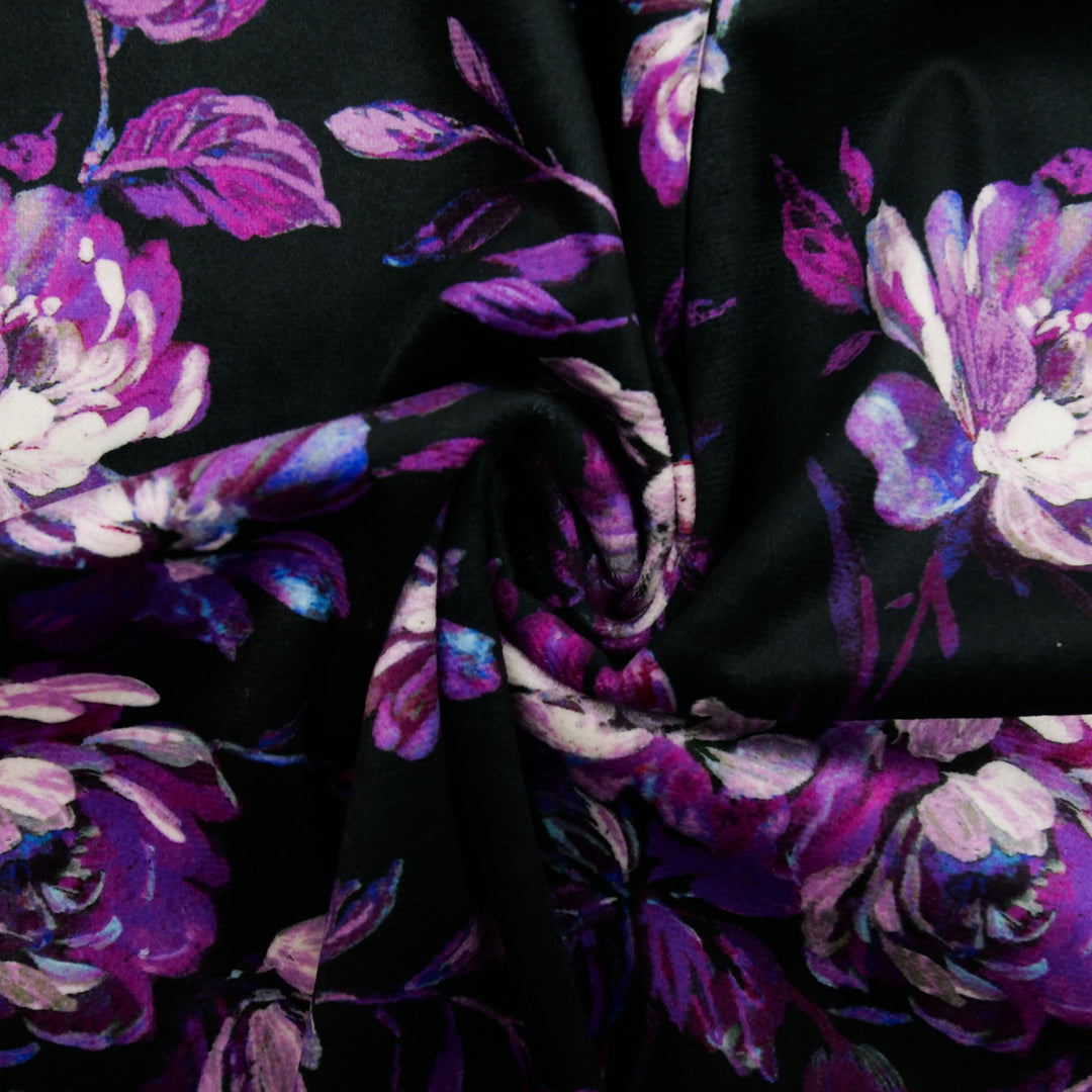 LOUELLA - PRINTED VELVET - FLORAL