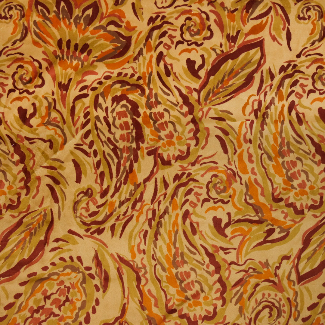 LOUELLA - PRINTED VELVET - PAISLEY