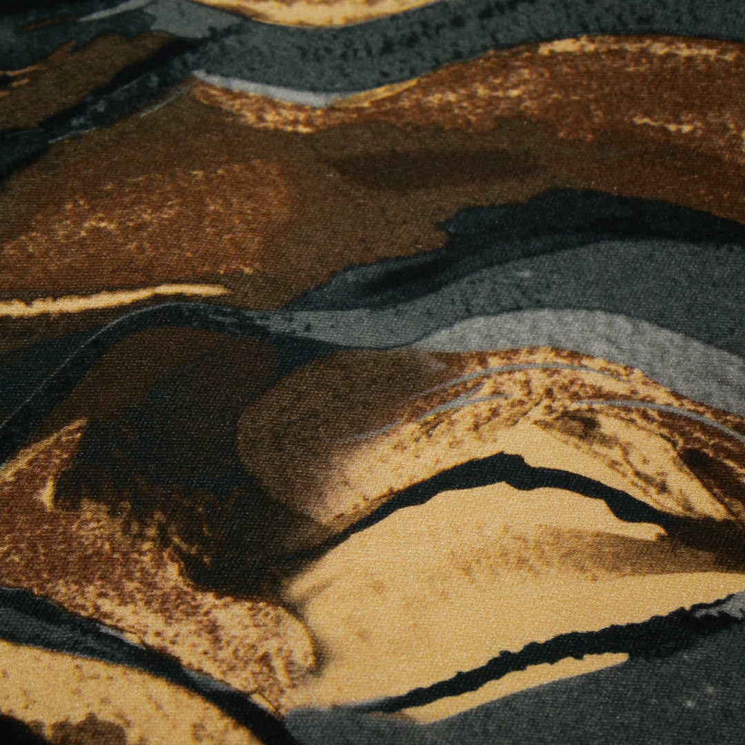 AROMA - RAYON SATIN PRINTS - MARBLE SWIRL
