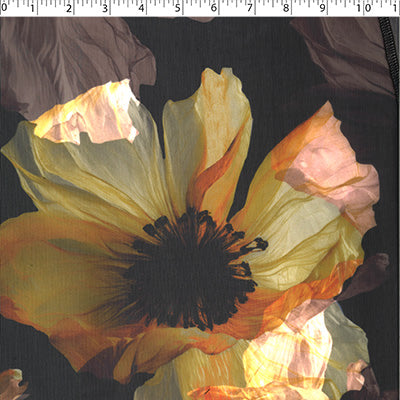 AUTUMN EMBERS - MESH PRINTS - LARGE FLORAL