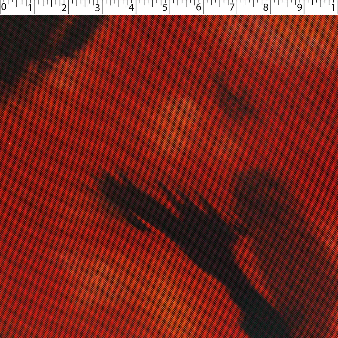 AUTUMN EMBERS - MESH PRINTS - WATERCOLOR