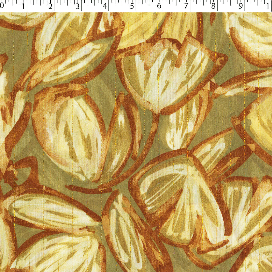 CANNES - METALLIC PRINTS - FLORAL ABSTRACT