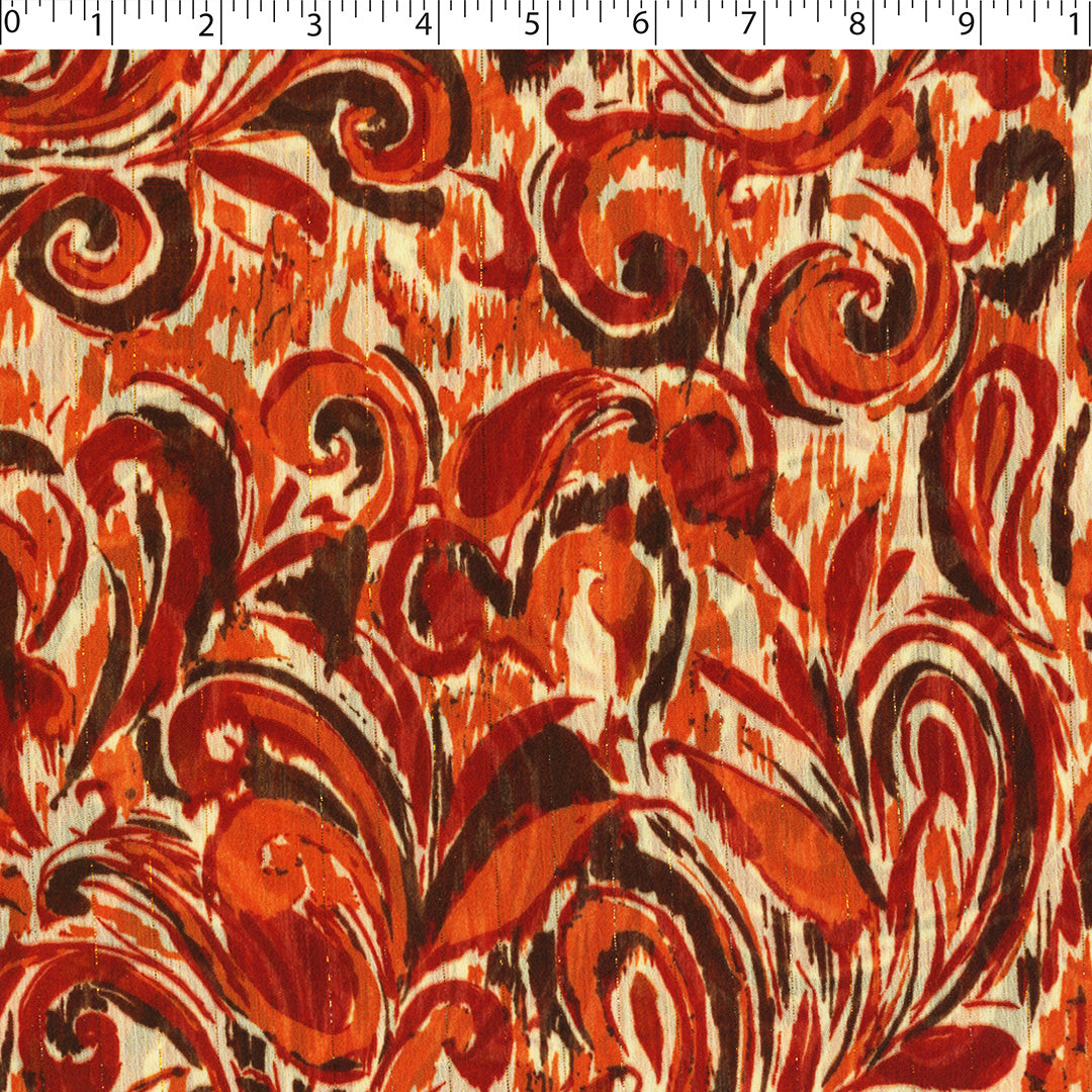 CANNES - METALLIC PRINTS - PAISLEY