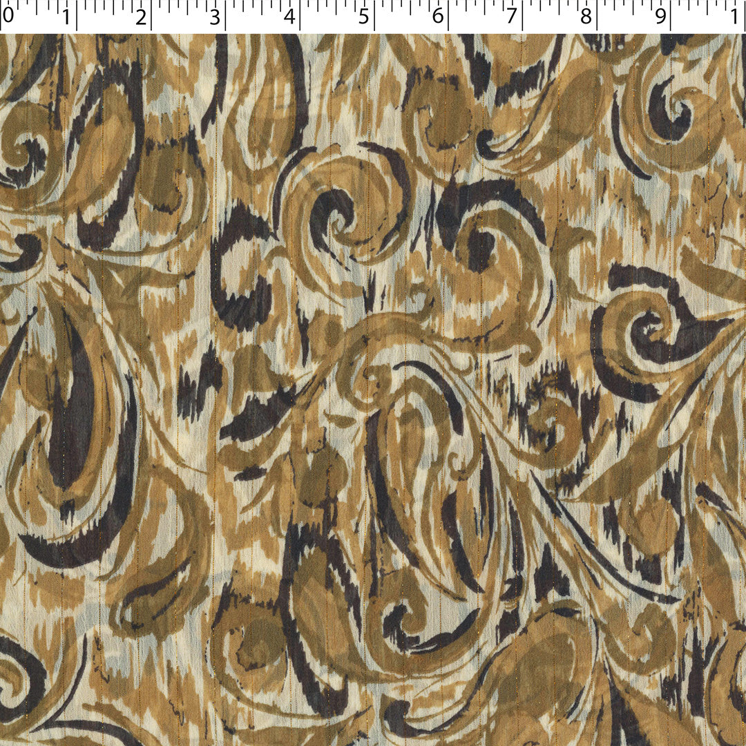 CANNES - METALLIC PRINTS - PAISLEY