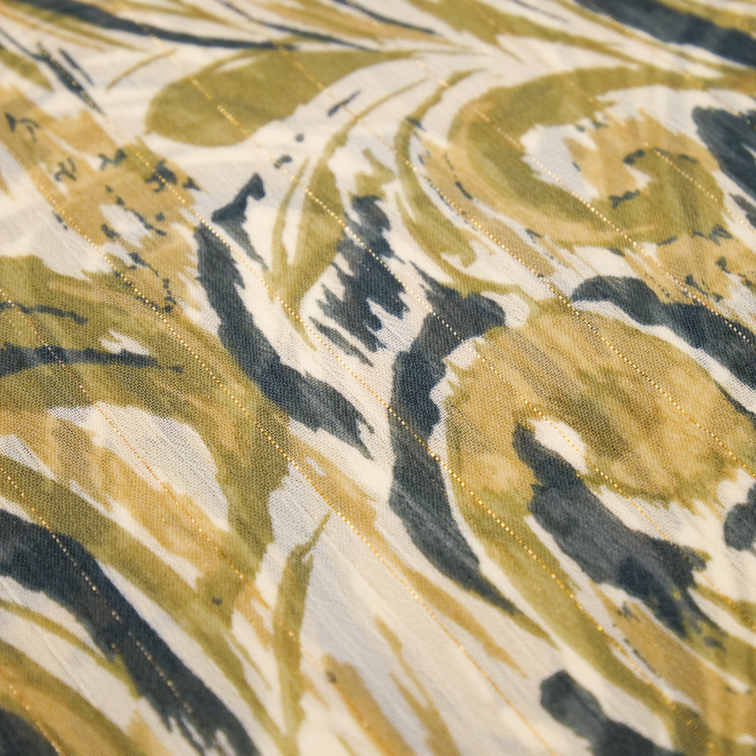 CANNES - METALLIC PRINTS - PAISLEY