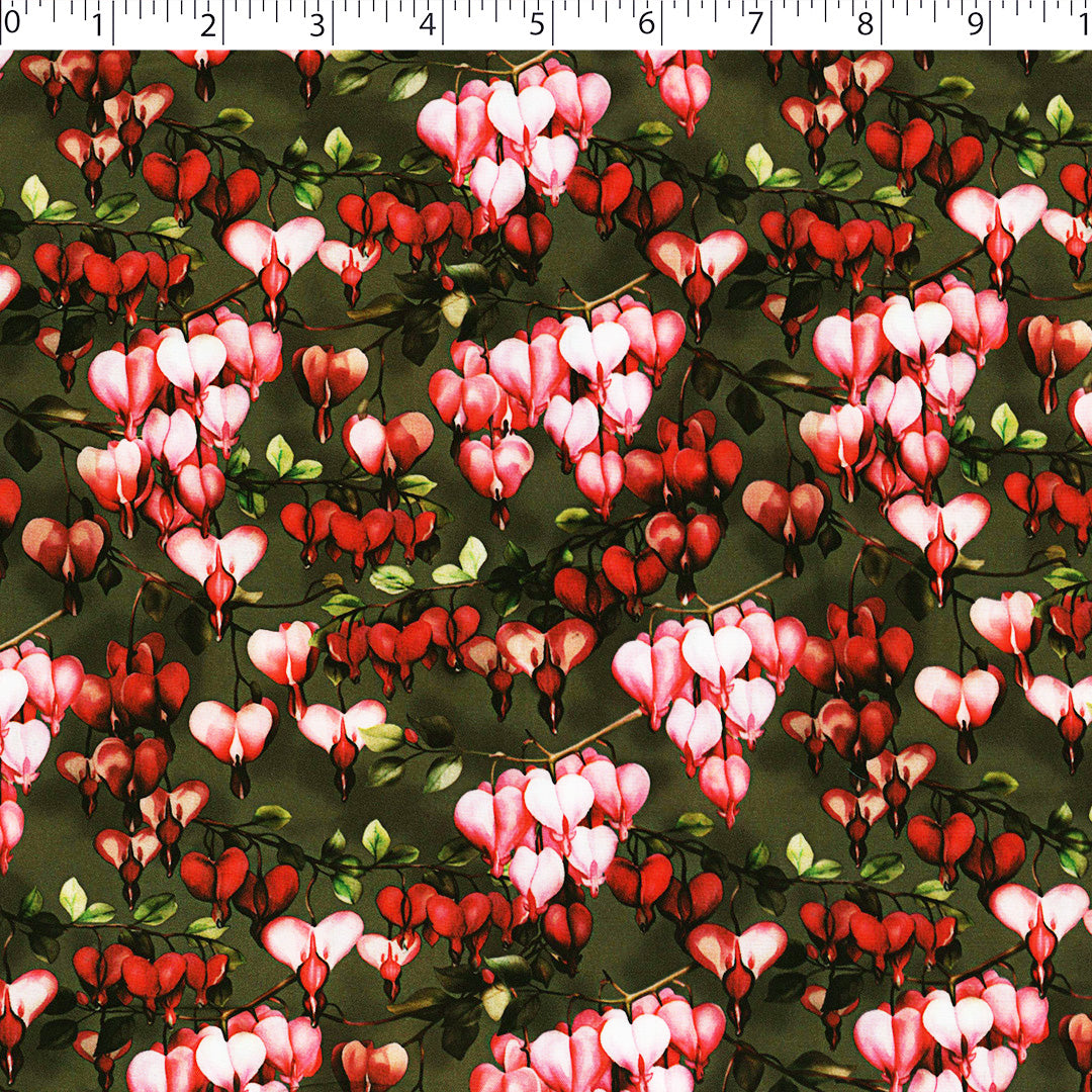ARIELLE - RAYON PRINTS - BLEEDING HEARTS