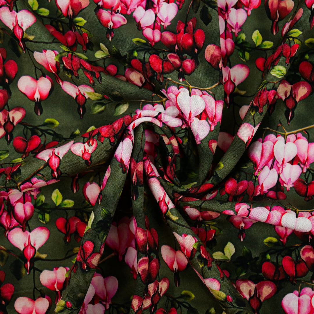 ARIELLE - RAYON PRINTS - BLEEDING HEARTS