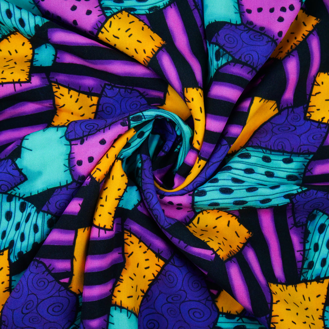 ARIELLE - RAYON PRINTS - GEOMETRIC PATCHES